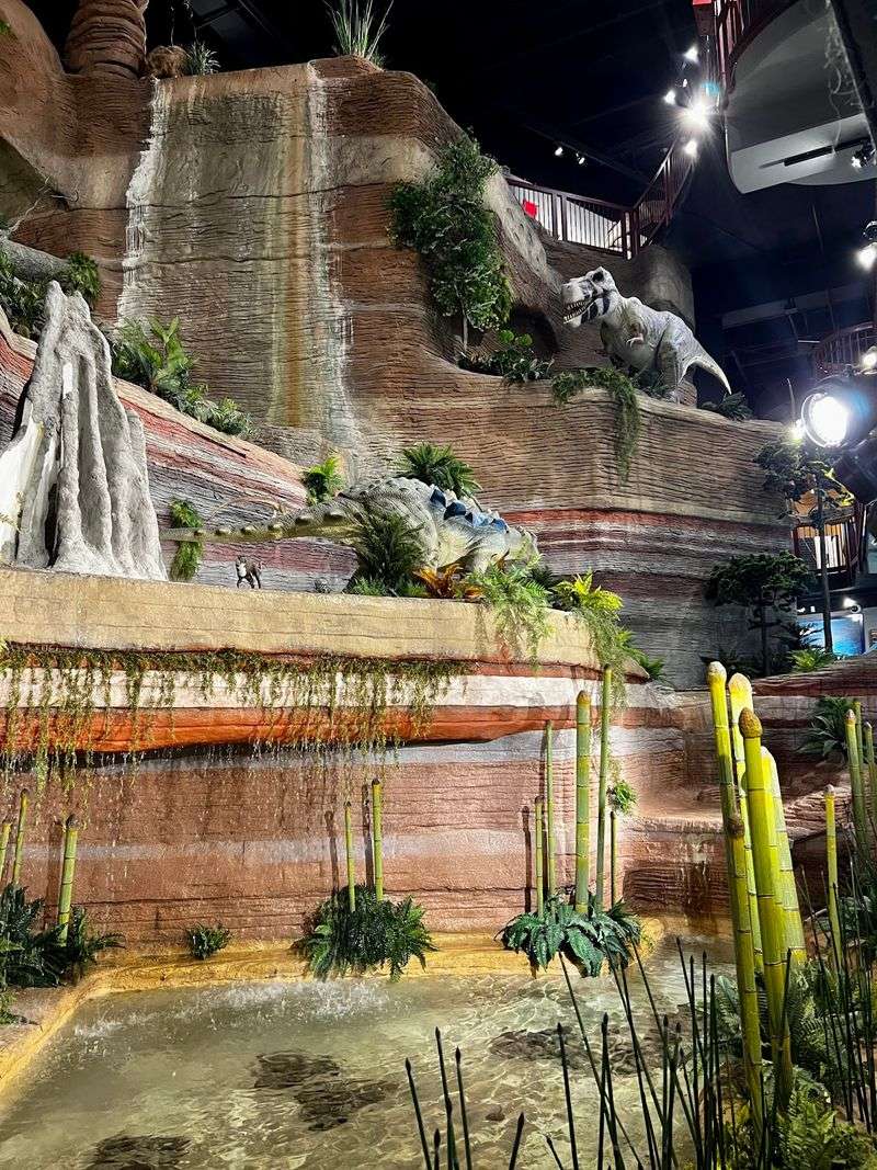 Dinosaur Mountain and Its Indoor Flash Flood