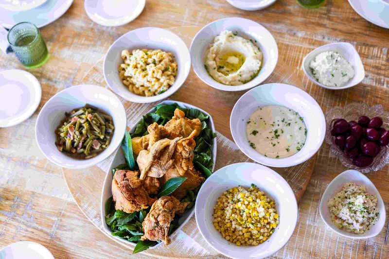 Family Style Means the Table Never Looks Empty Family Style Means the Table Never Looks Empty