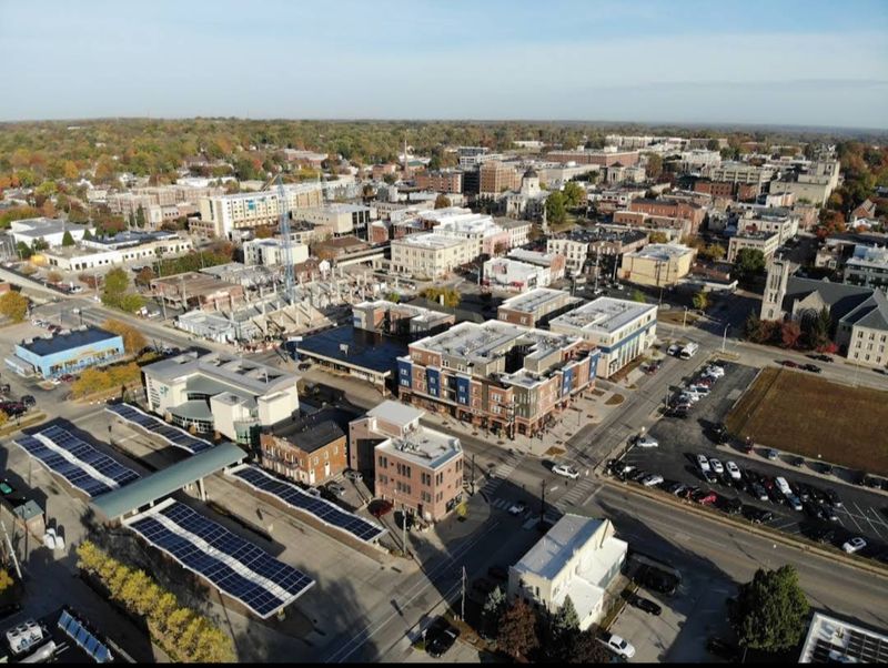 Finding Bloomington on the Indiana Map