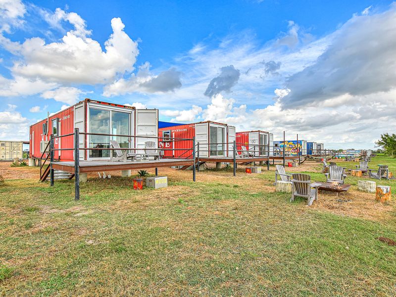 FlopHouze - Shipping Container Hotel, Round Top, TX FlopHouze - Shipping Container Hotel, Round Top, TX