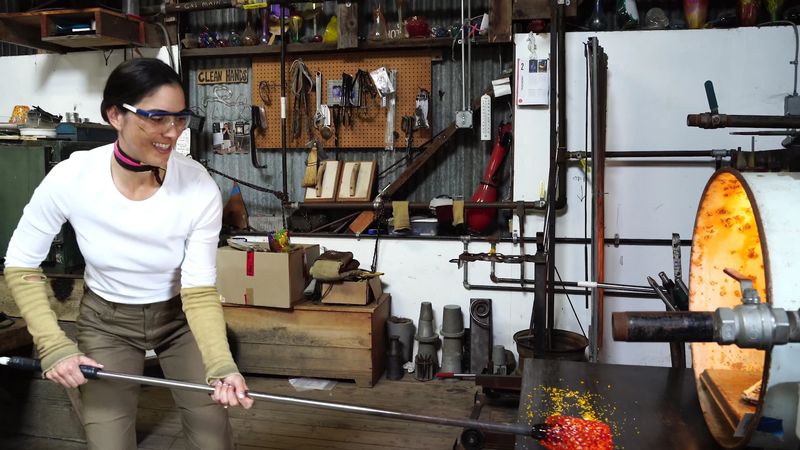 Front-Row Seats to Molten Glass