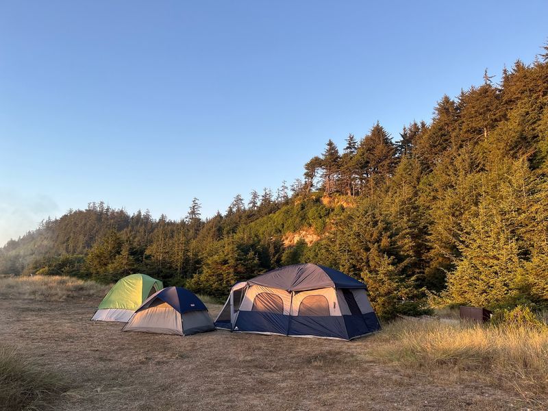 Gold Bluffs Beach Campground, Orick, CA