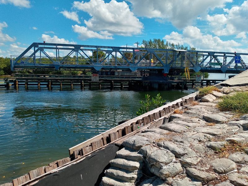 Historic Blackburn Point Swing Bridge, Osprey, FL Historic Blackburn Point Swing Bridge, Osprey, FL