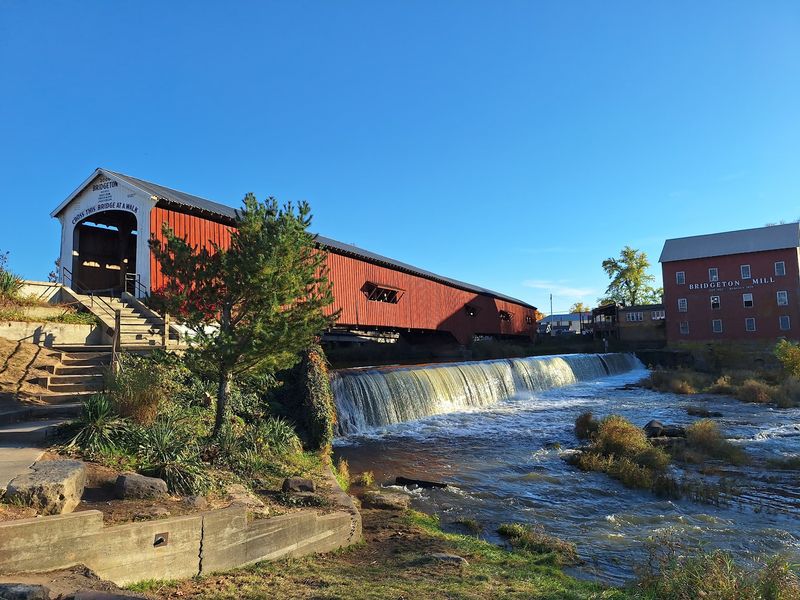 Historic Bridgeton Covered Bridge, Bridgeton, IN
