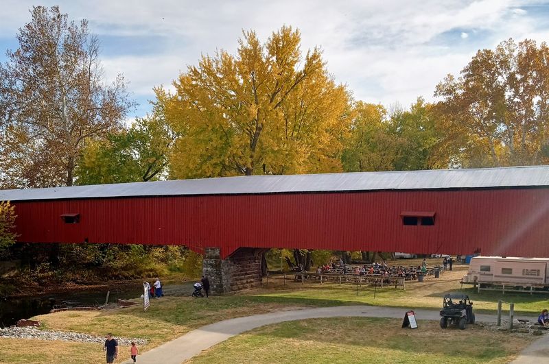 Historic Mansfield Covered Bridge, Carbon, IN