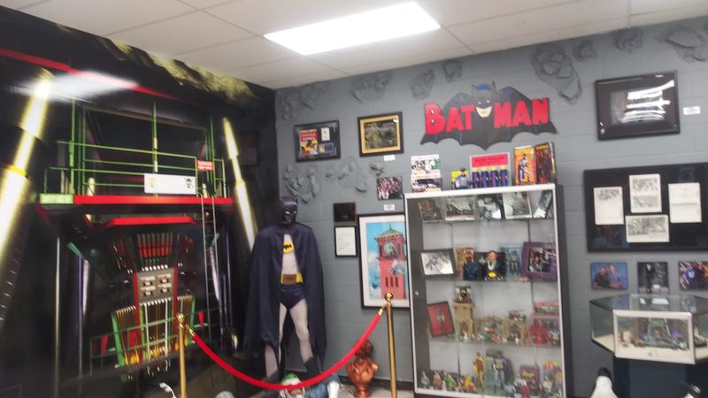 Inside the Replica Bat Cave Inside the Replica Bat Cave