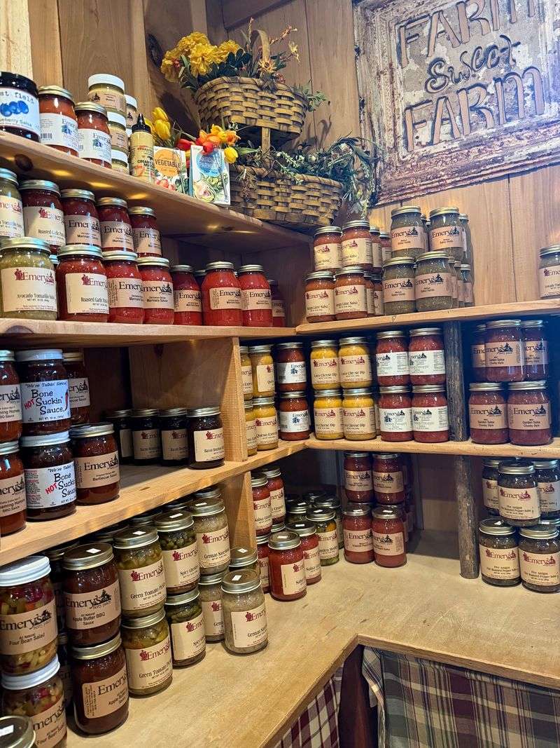 Jars, Jams, and a Wall of Preserves Jars, Jams, and a Wall of Preserves