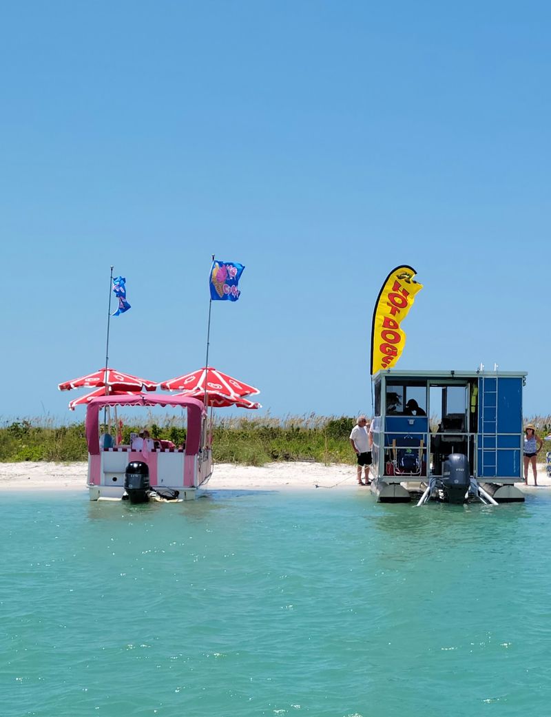 Lunch Comes by Boat Lunch Comes by Boat