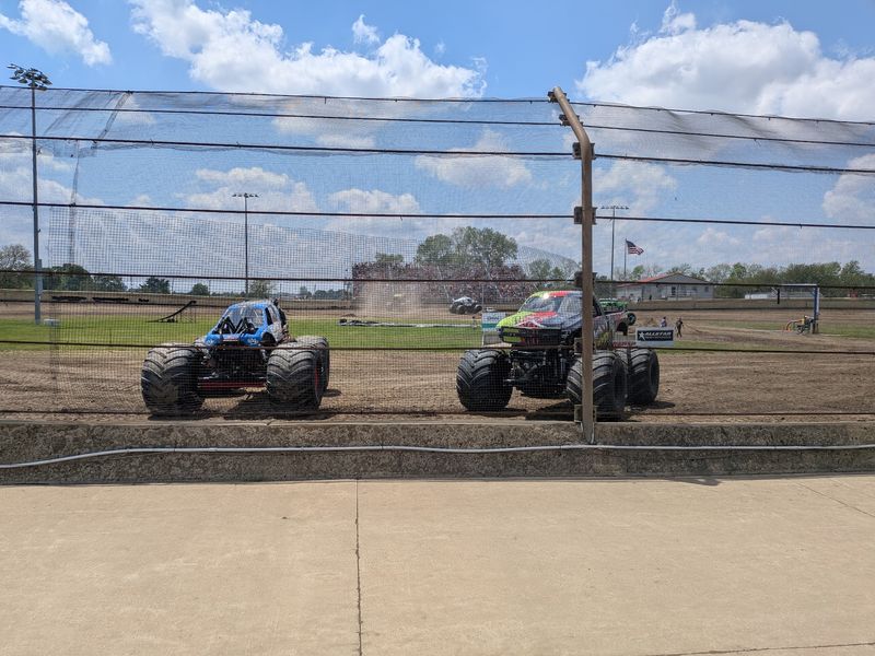 Monster Trucks and Fourth of July Fireworks Monster Trucks and Fourth of July Fireworks