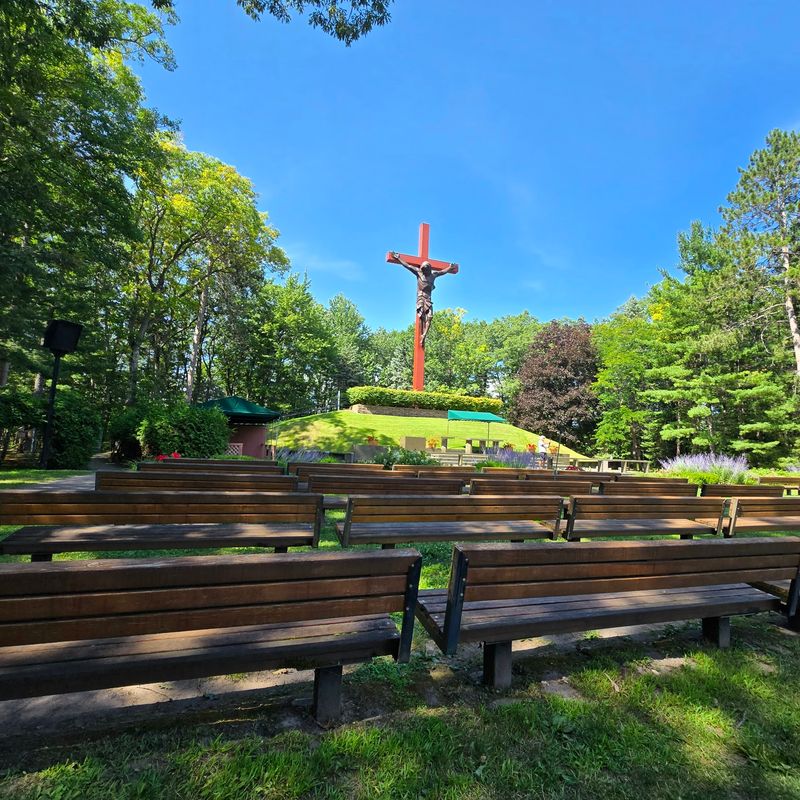 Outdoor Mass Beneath the Trees Outdoor Mass Beneath the Trees