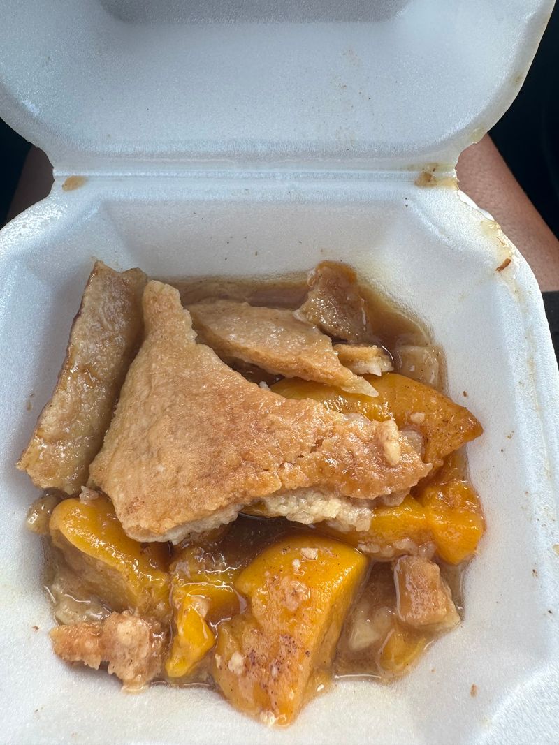 Peach Cobbler to Close the Meal Peach Cobbler to Close the Meal