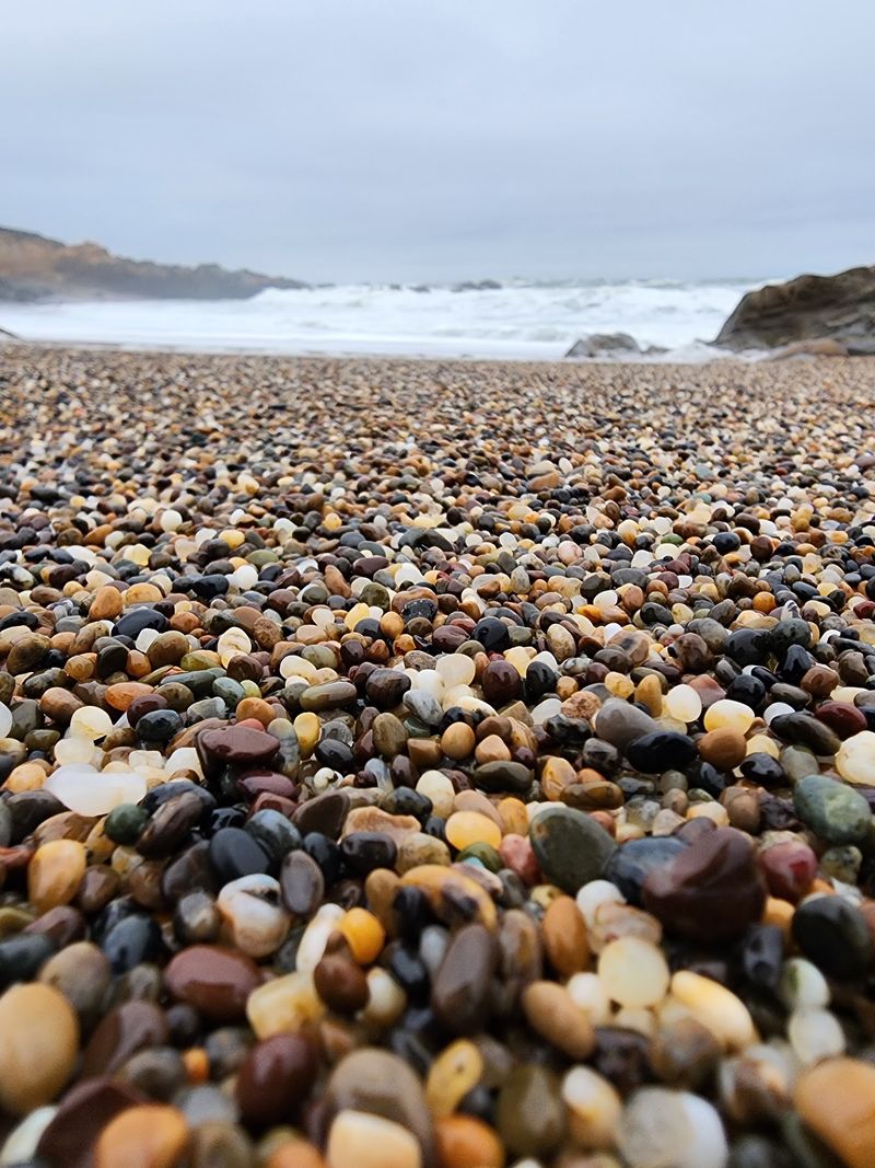 Pebble Beach at Bean Hollow State Beach, Pescadero, CA
