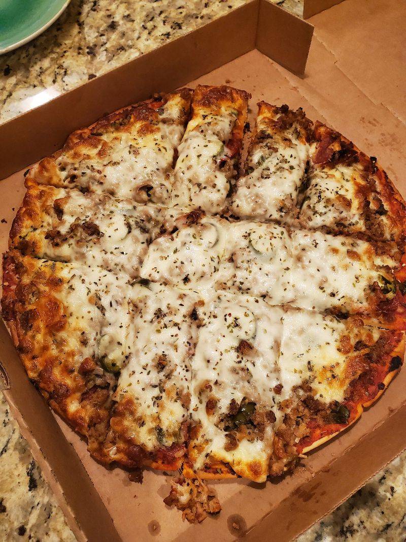 Pizza Part in the Back Pizza Part in the Back