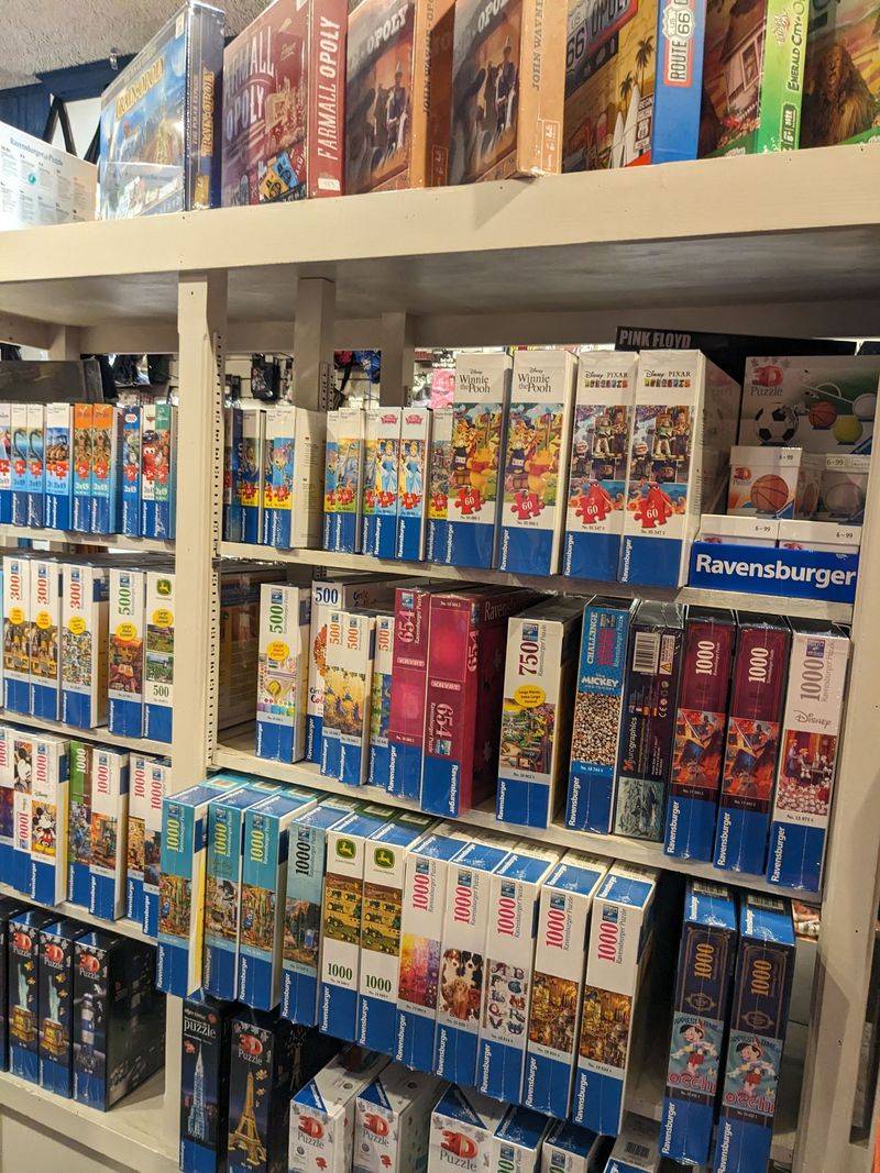 Puzzle Shelves That Draw Collectors Puzzle Shelves That Draw Collectors