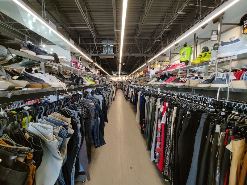 Racks Packed With Name Brands Racks Packed With Name Brands