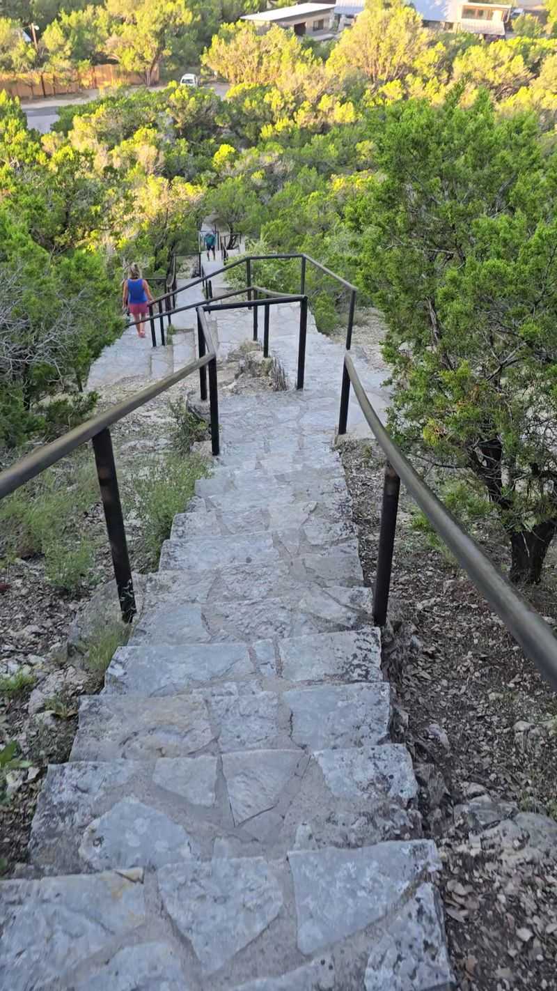 Rest Stops Built Into the Climb
