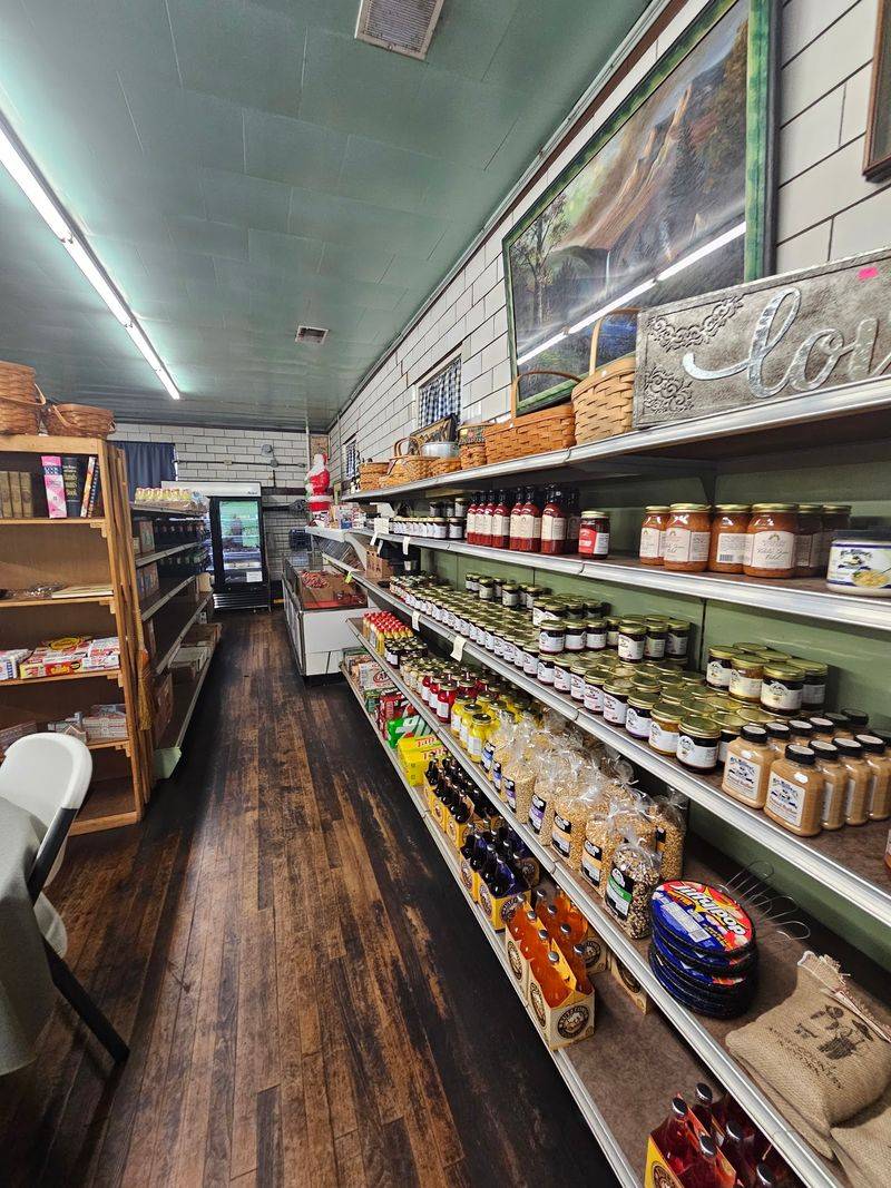 Shelves Beyond the Meat Case Shelves Beyond the Meat Case