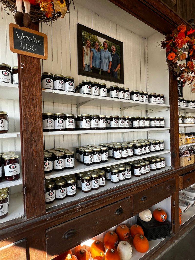 Shelves of Jams, Pickles, and Pies Shelves of Jams, Pickles, and Pies
