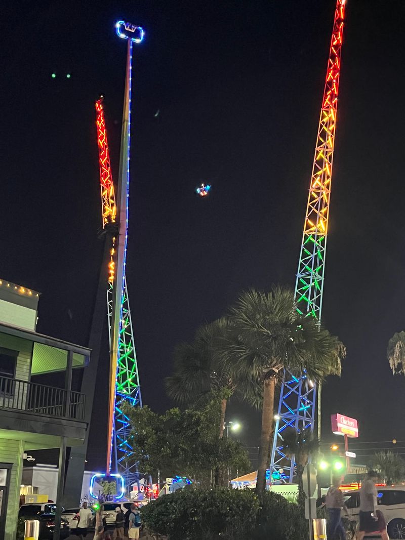 Sky-High Swings and a Slingshot