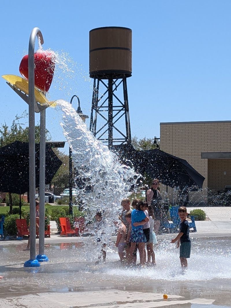 Splash Pad Relief on Summer Days Splash Pad Relief on Summer Days
