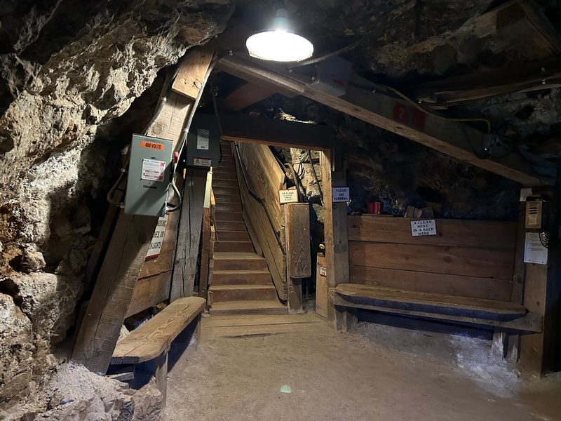 Stairs Up Into a Massive Stope