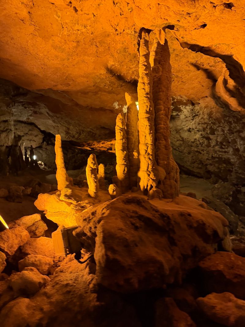 Stalactites, Flowstones, and Draperies
