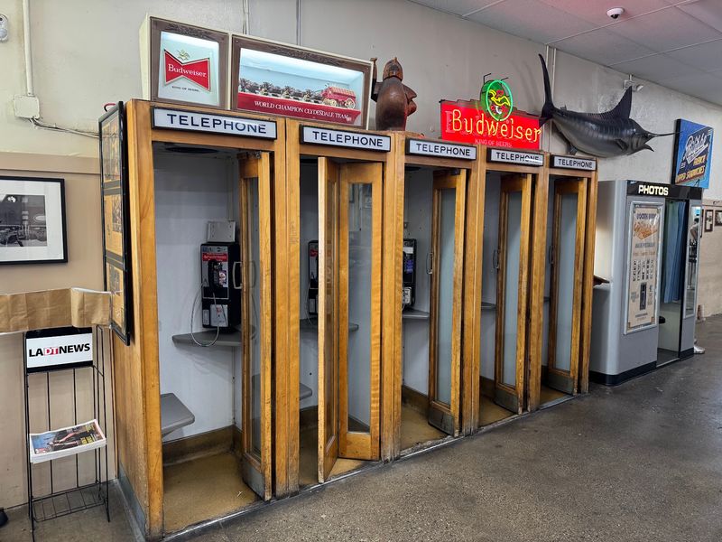 The Famous Row of Phone Booths The Famous Row of Phone Booths