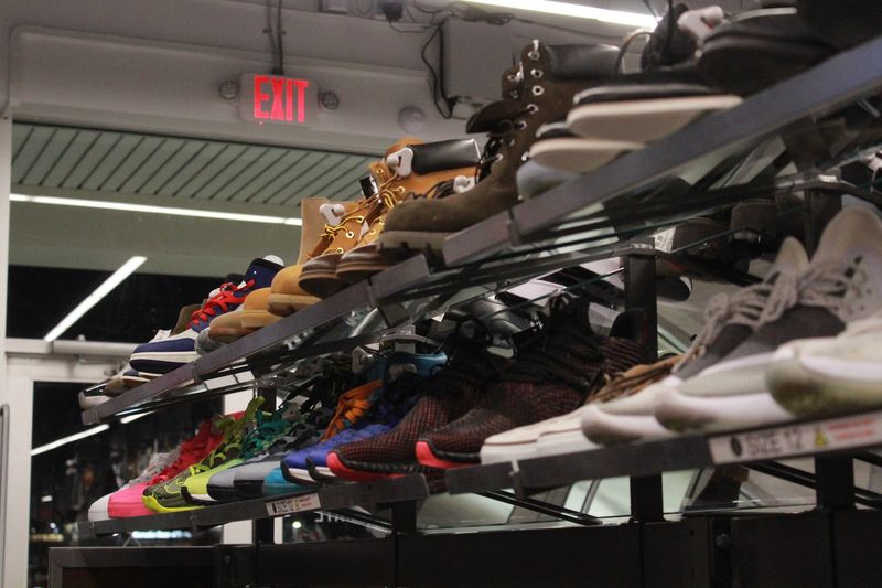 The Sneaker Wall Worth A Detour The Sneaker Wall Worth A Detour
