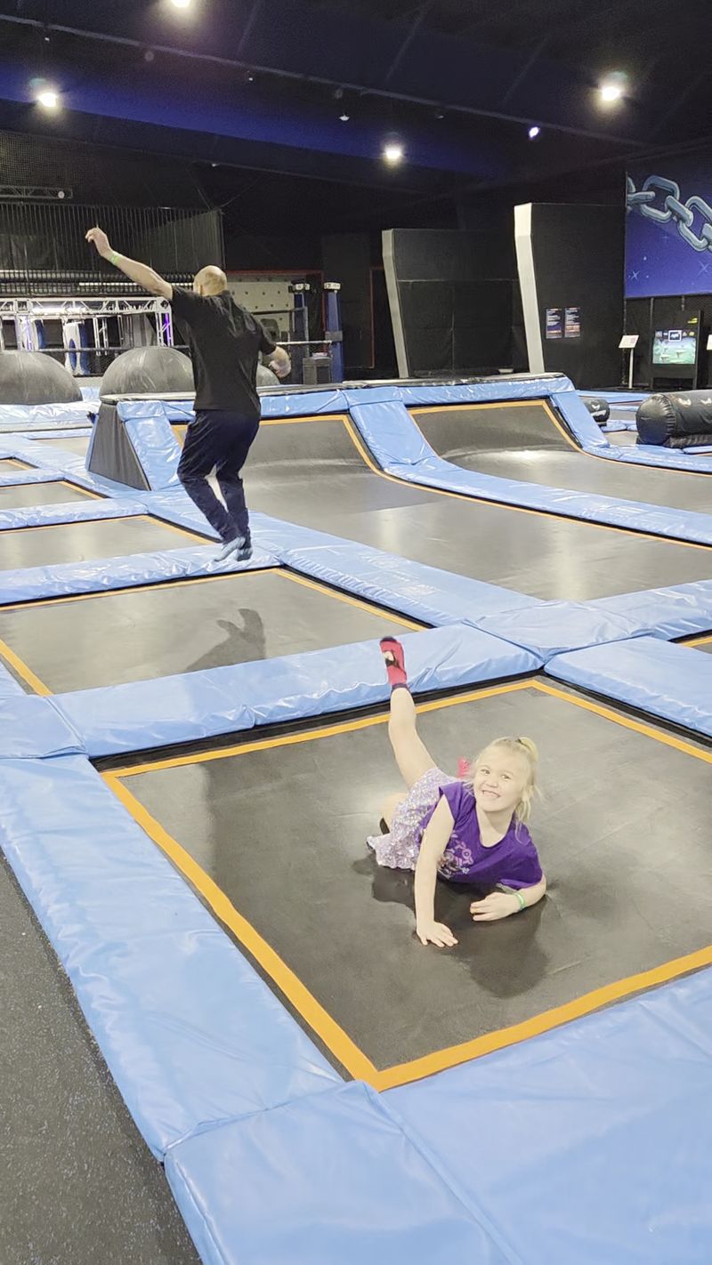 Trampolines and the Big Jumping Arena Trampolines and the Big Jumping Arena