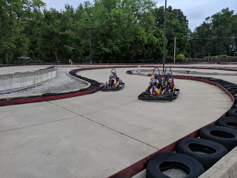 Two Go-Kart Tracks, Two Speeds Two Go-Kart Tracks, Two Speeds