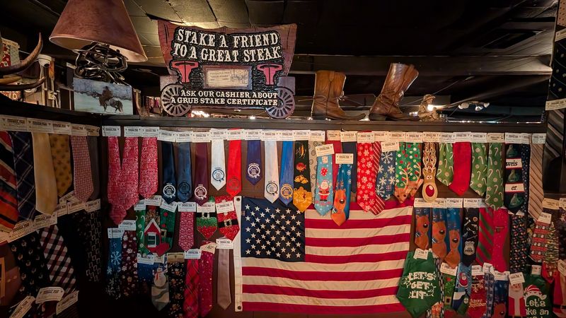 Walls Wearing Hundreds of Ties