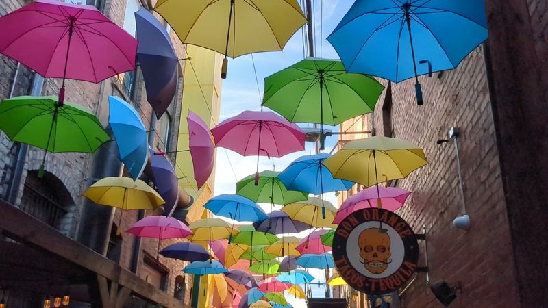 Worth the Detour Under the Umbrellas