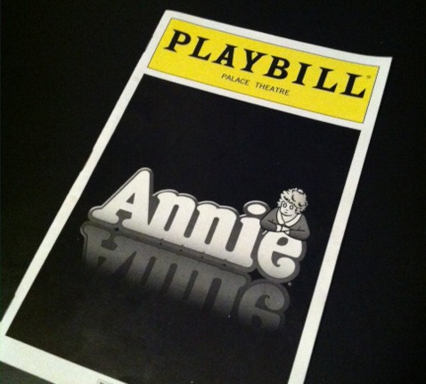 Annie Playbill | Family Getaway to NYC via We3Travel