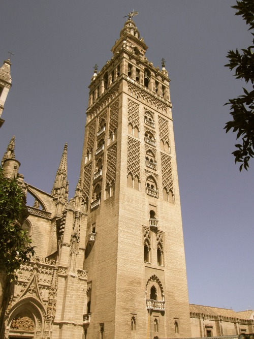 Giraldi Tower | What to do in Seville with Kids via We3Travel