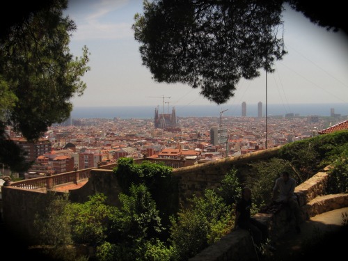 Parc Guell view of Sagrada Familia | 4 days in Barcelona