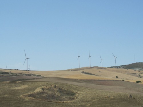 Wind turbines in Andalucia | Driving through Andalucia via We3Travel