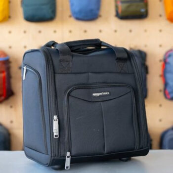 11 personal-item bags that slide under the seat easily