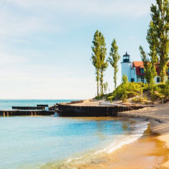 Michigan's dune overlooks and lighthouse walks locals adore