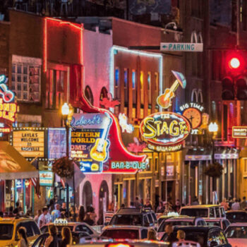 Tennessee: Nashville — The City between Memphis & Knoxville Where Music Plays in Every Store