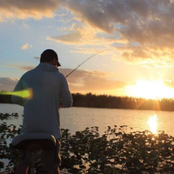This charming waterfront retreat in Florida is the perfect escape for bass fishing enthusiasts