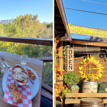 This old-fashioned restaurant blends seamlessly into Arizona's red rocks