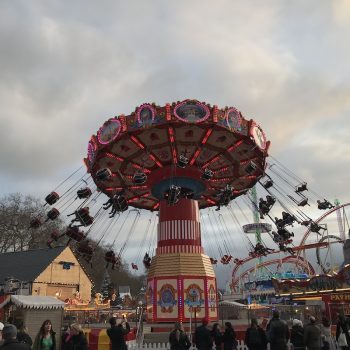 Swings ride at Winter Wonderland in Hyde Park