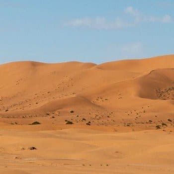 Morocco desert dunes