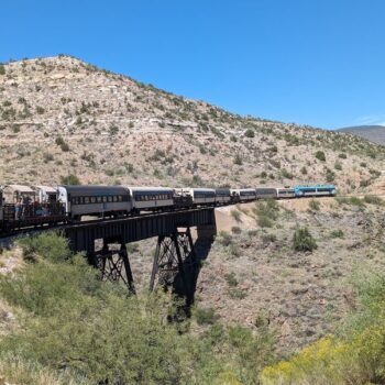This Arizona Canyon Train Ride Rolls Past Red Cliffs So Dreamy It Feels Like A Storybook