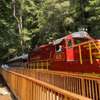 This 40-Mile California Train Ride Shows You Scenery No Highway Ever Reaches