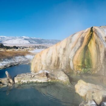 Soak for Free in a Wild California Hot Spring While the High Sierra Glows Above You