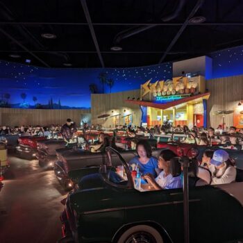 This Florida Diner Lets You Eat Inside a Classic Car While Retro Movies Roll