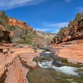 This Crystal-Clear Creek Just North Of Sedona Has A Natural Water Slide You Can Actually Ride All Day