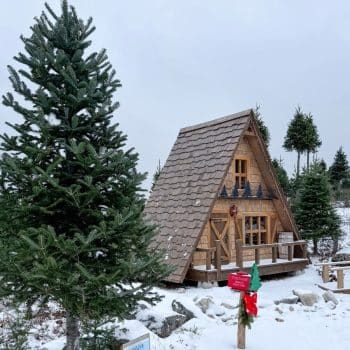 Twigs Chalet in New Ross Nova Scotia for Christmas