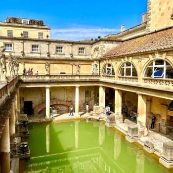 Roman baths on a day trip to Bath from London